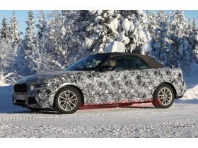 BMW 2 Series Convertible goes for a drive in the cold